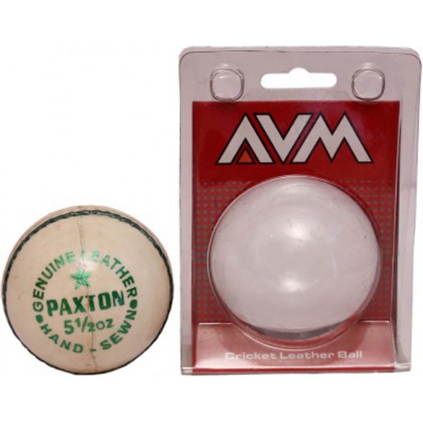 AVM Paxton White Cricket Ball